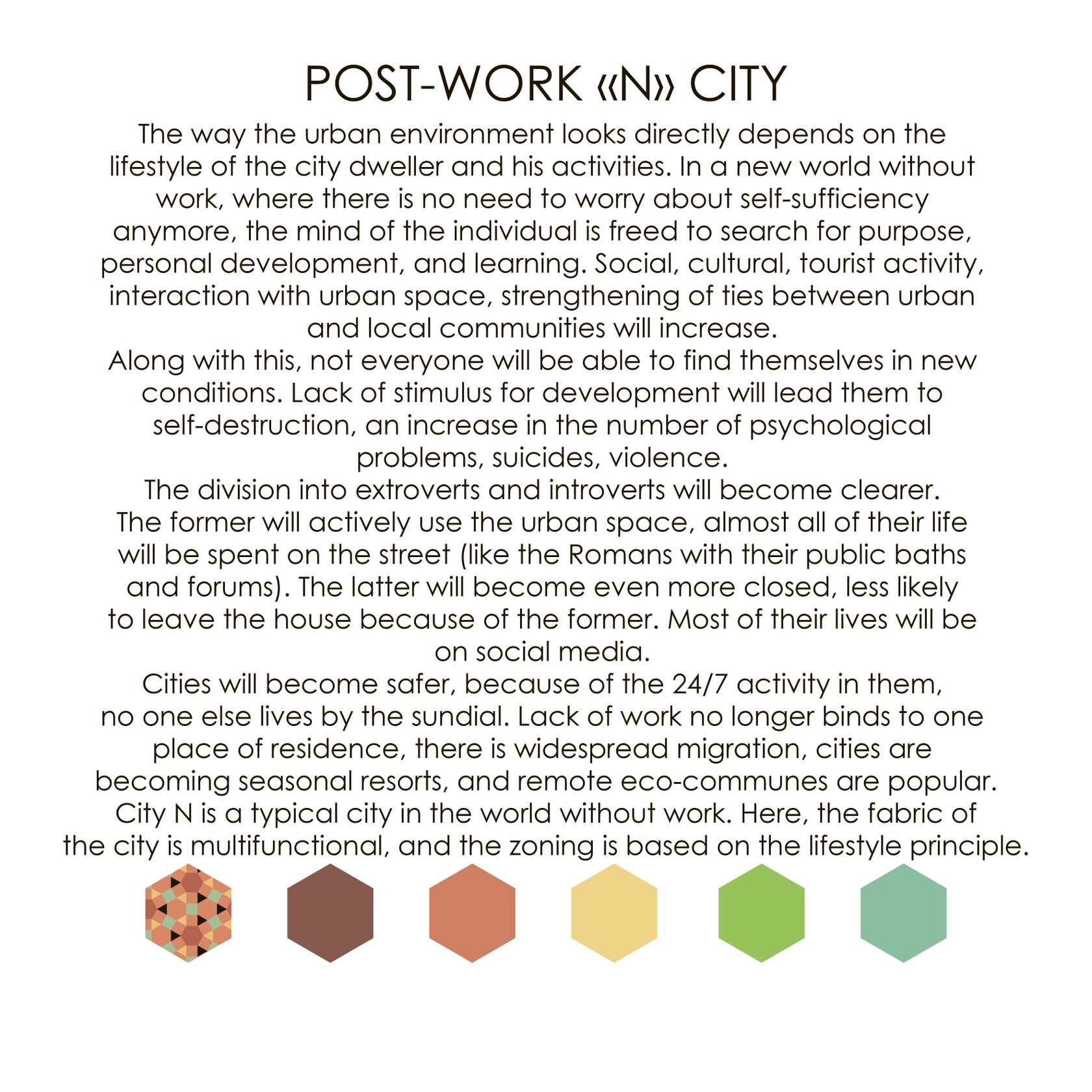 Post-Work «N» City by Elena Ordina